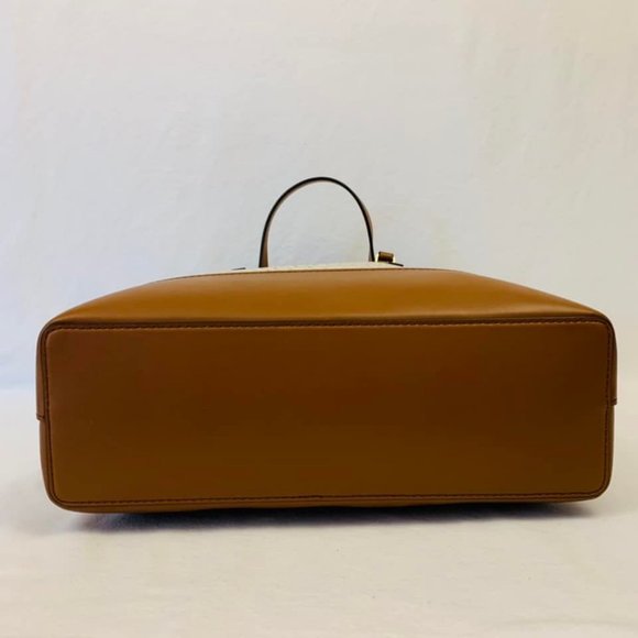 Michael Kors Kelli Large Two-Tone Logo Tote Bag - Picture 12 of 15